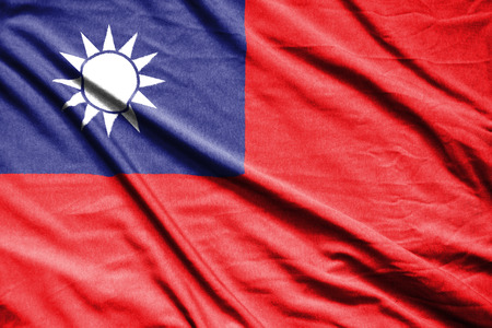 taiwan flagの写真素材