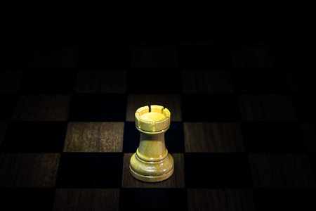 chess in the darknessの写真素材