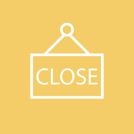 close signのイラスト素材