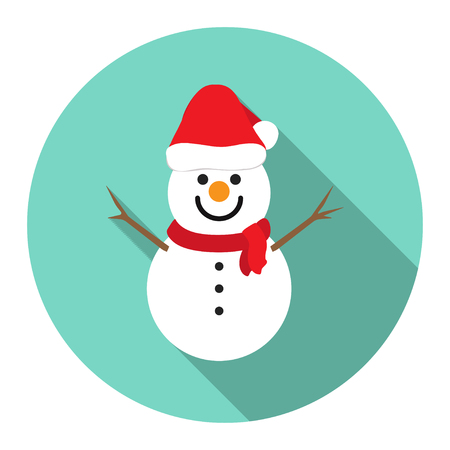 snowman vectorのイラスト素材