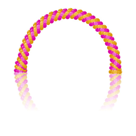 Balloon arches vectorのイラスト素材