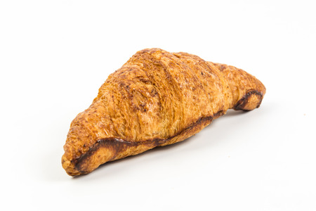 Croissant  on white backgroundの写真素材