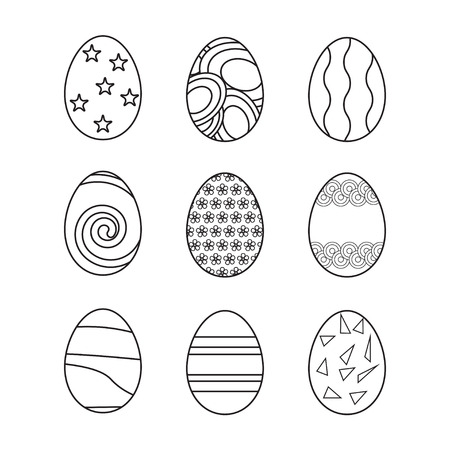 Easter eggsのイラスト素材