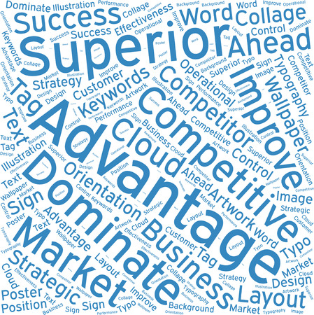 advantage,Word cloud art  backgroundのイラスト素材