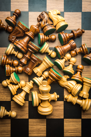 chess gameの写真素材