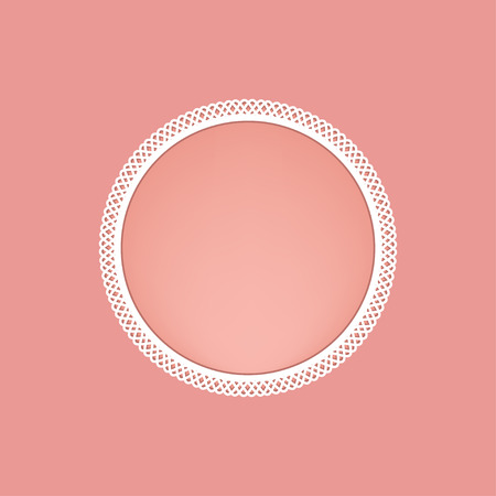 blank circle label designのイラスト素材