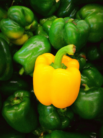 colorful bell peppers, natural background