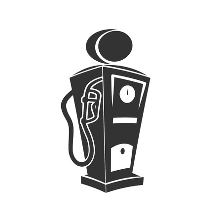 Vector gas station iconのイラスト素材