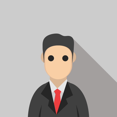 Business man cartoon character.- vector illustrationのイラスト素材