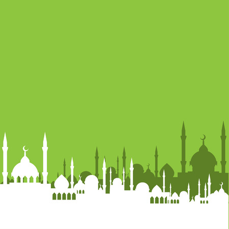 mosque vectorのイラスト素材