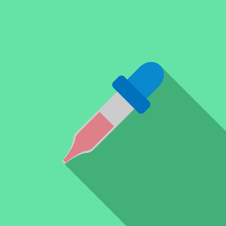 chemical dropper vector iconのイラスト素材