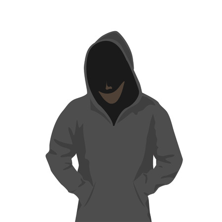 Man in the hoodのイラスト素材