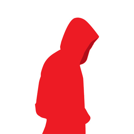 Man in the hoodのイラスト素材