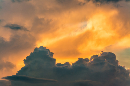 sky in twilight timeの写真素材