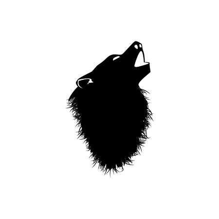 Wild wolf. Vector Graphicsのイラスト素材