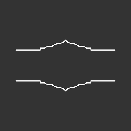 Vintage frame line  label  , vectorのイラスト素材