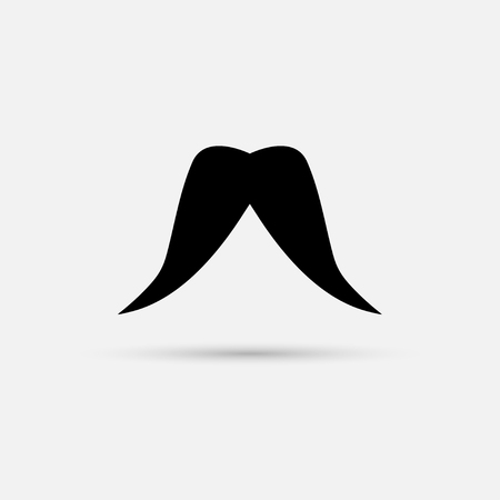 Mustache vector  on white backgroundのイラスト素材