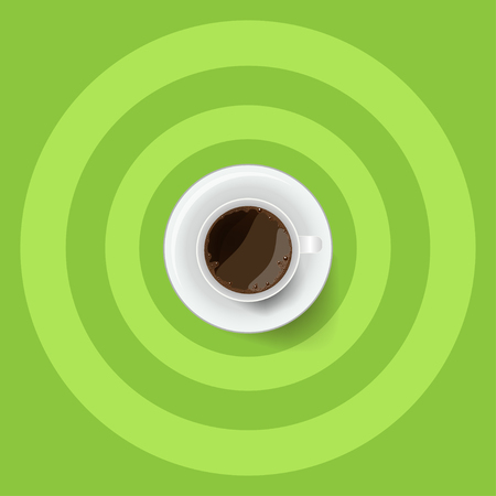 Coffee cup vector , illustrationのイラスト素材