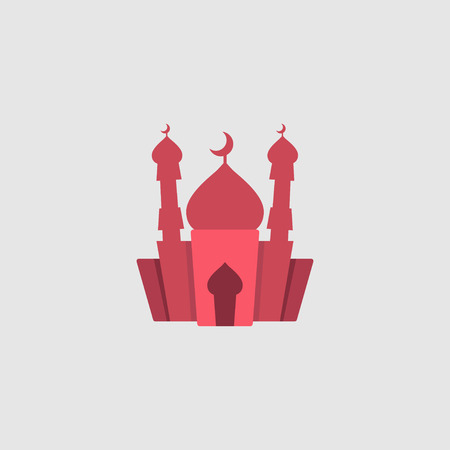 Muslim mosque isolated  vectorのイラスト素材
