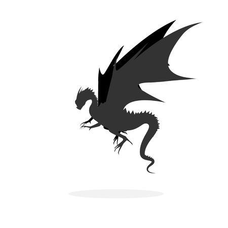 Dragon sign - vector illustrationのイラスト素材