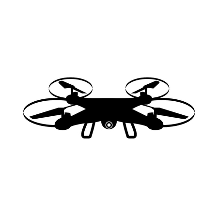 Photo and video drone icon , vectorのイラスト素材