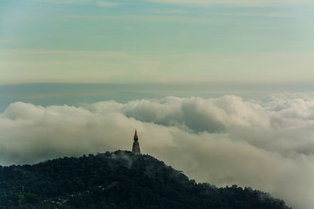 Morning Mist with Mountain ,sea of mis.の写真素材