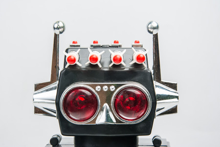 Vintage robot retro classic toyの写真素材