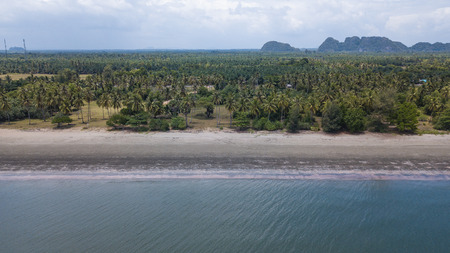 aerial view landscape of  Koh Lanta ,  Krabi Thailandの写真素材