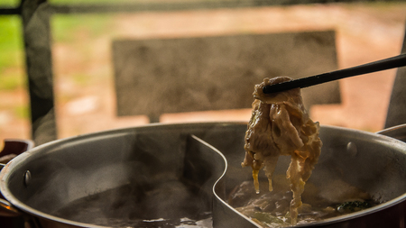shabu food Korean style .の写真素材