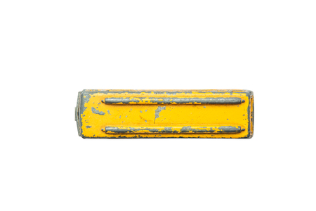 Car toy diecast on the white background