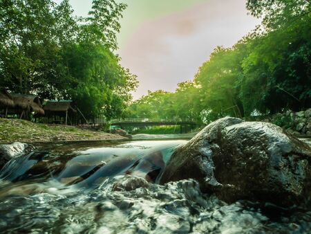 Landscapes of small streams in Thailand .