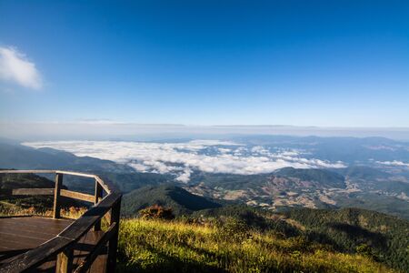 Doi Inthanon National Park, The top highest mountain of Thailand .の写真素材