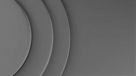 3d rendered texture of Circular shape at different heights , abstract backgroundの写真素材