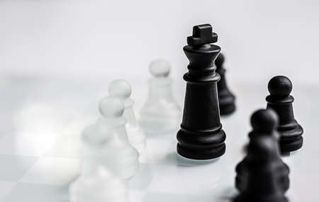 chess figure Chess pieces Symbol of competitionの写真素材
