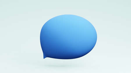 speech bubbles thinking balloon Infographic design 3d rendering