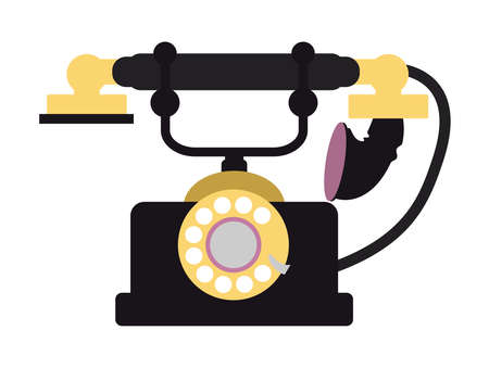 vintage phone Telephone icon designのイラスト素材