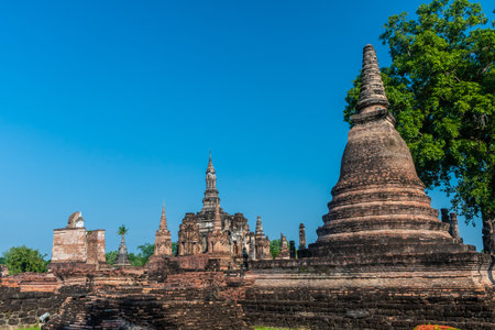 Wat Temple beautiful temple in the historical park Thailandの写真素材