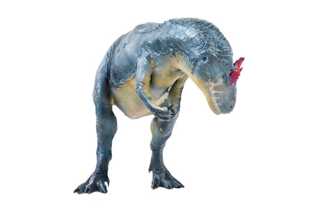 Allosaurus   dinosaur isolated backgroundの写真素材