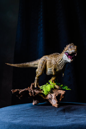 Ekrixinatosaurus Epitaph Dinosaur in the darkの写真素材