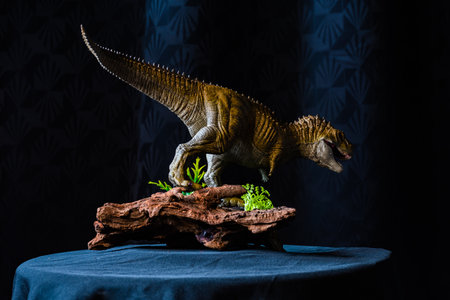 Ekrixinatosaurus Epitaph Dinosaur in the darkの写真素材