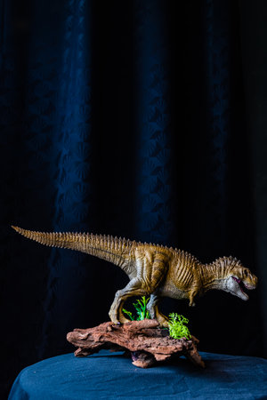 Ekrixinatosaurus Epitaph Dinosaur in the darkの写真素材