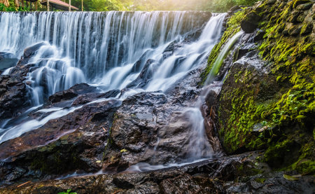 Ka Ang Water Fall small size waterfall ,Nakhon Nayok,Thailandの写真素材