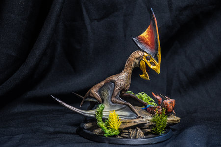 dinosaur , Tupandactylus in the darkの写真素材