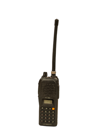 black radio is tool for communicate news,voice,の写真素材