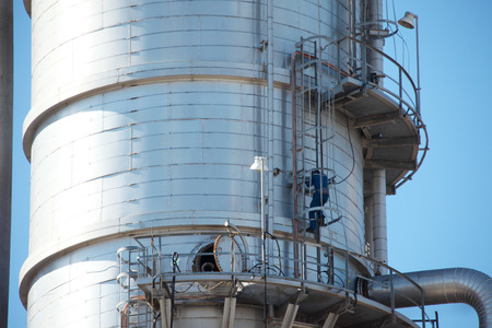 Petrochemical Plant During Maintenance Shutdown