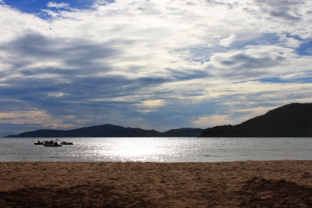 Council at one of Thailand s beautiful and quietの写真素材