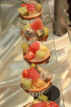 a lot of Fruit pies Very mouthwatering の写真素材