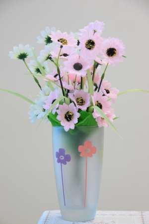 Flowers in a vase の写真素材