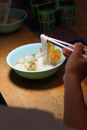 Thai Noodles So hot の写真素材