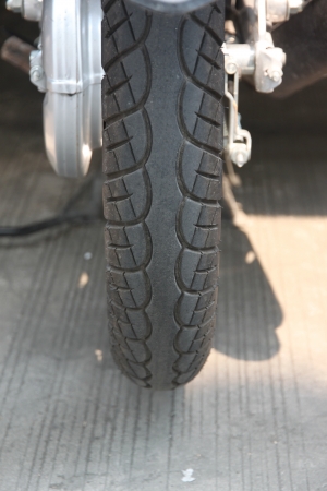 Motorcycle tire Style の写真素材